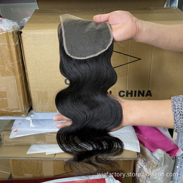 Wholesale cheap hd 5x5 lace closure, 100 cuticle aligned hd lace closure 5x5, super natural real hd lace frontal closure